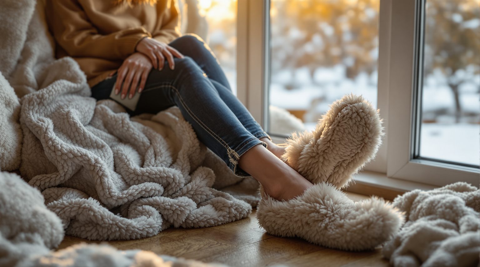 Chaussons femme Darjeeling : Confort et élégance pour vos pieds cet hiver